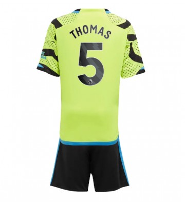 Arsenal Thomas Partey #5 Udebanesæt Børn 2023-24 Kort ærmer (+ korte bukser)